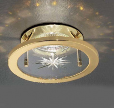 Встраиваемый спот (точечный светильник) Orion Leuchten STR 10-303 Gold/topas