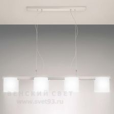 Светильник подвесной 9002/4S white IDL Италия  60W 110 см Никель Venus