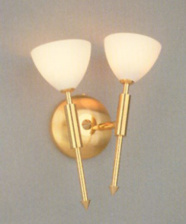 Бра Orion WA 2-938/2 gold-matt/links/438 opal