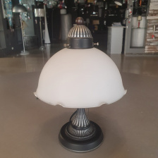 Лампа настольная Orion LA 4-953/1 schwarz-silber/435 opal-matt/silber