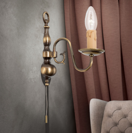 Бра Orion WA 2-423/1 patina фото 1