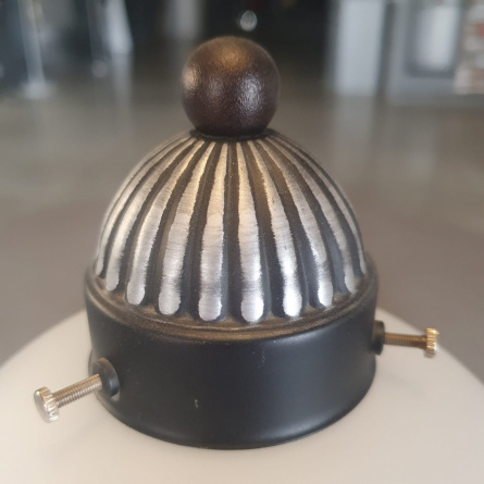 Лампа настольная Orion LA 4-953/1 schwarz-silber/435 opal-matt/silber фото 3