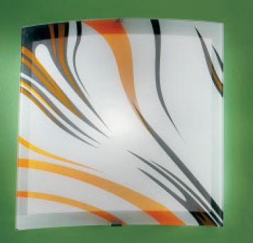 Настенно-потолочный светильник Orion NU 9-356 schwarz-orange фото 2