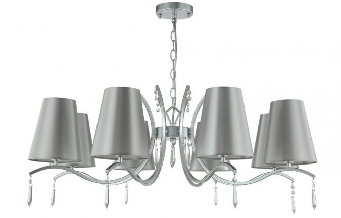Люстра Crystal Lux RENATA SP8 SILVER фото 1