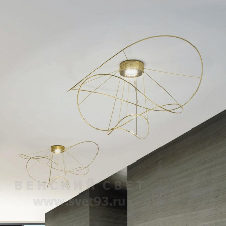 Светильник потолочный Axo Light Италия Hoops PLHOOPS3ORORLED фото 1
