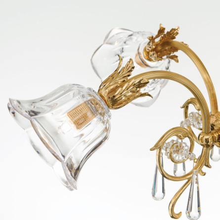 Подвесная/Потолочная люстра Orion La Boheme LU 2392/4 gold/479 Schliff фото 5