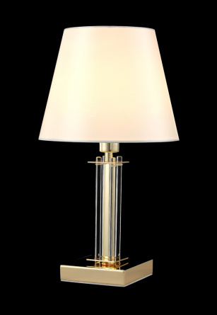 Настольная лампа Crystal Lux NICOLAS LG1 GOLD/WHITE фото 2