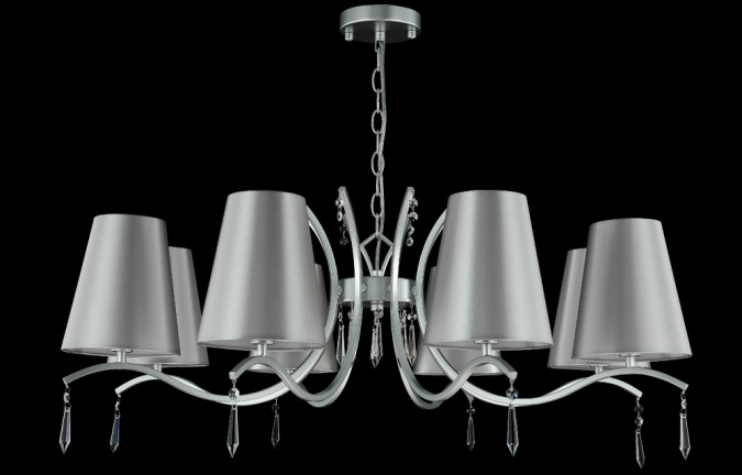 Люстра Crystal Lux RENATA SP8 SILVER фото 3