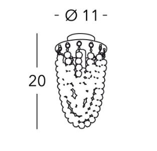 Спот (точечный светильник) Kolarz CASCADE 0324.11.3.KpT фото 3