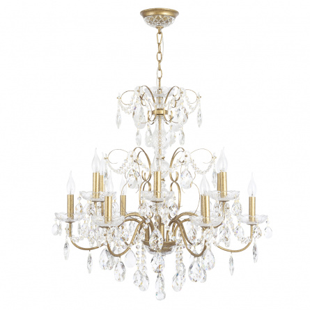 Люстра Crystal Lux ODELIS SP12 GOLD фото 2