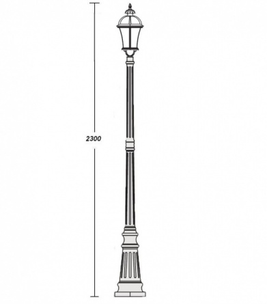 Наземный фонарь  95209L Gb фото 2