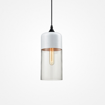 Подвесной светильник NORD B D13 White/Transparent фото 1