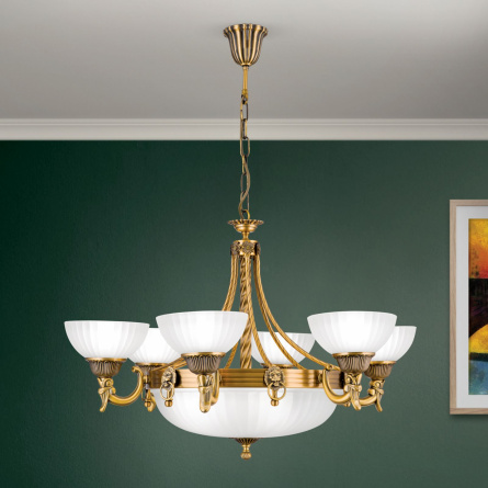 Люстра Orion Leuchten LU 1689/6+3 bronze фото 1