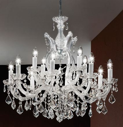 Люстра подвесная Orion LU 2391/8+4 MT-silber  фото 1