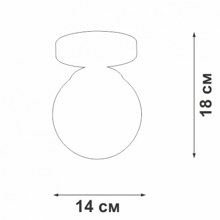 Потолочный светильник  V3963-1/1PL фото 2