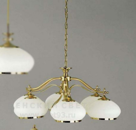 Люстра Orion LU 1460/6 gold/385 opal-gold фото 2