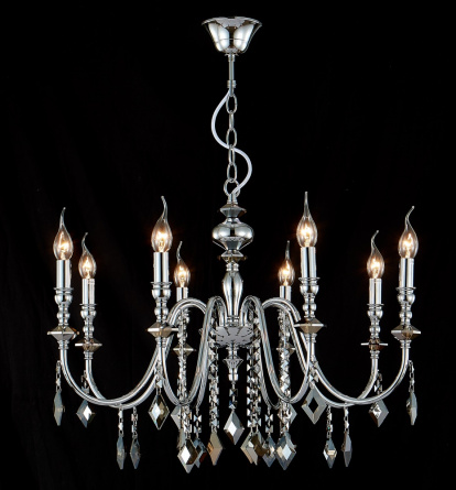 Люстра Crystal Lux MERCEDES SP8 CHROME/SMOKE фото 3