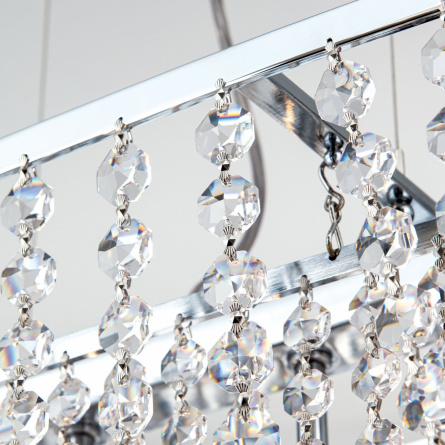 Люстра подвесная Orion LU 2399/6+4 Chrom/oval (110x25cm) фото 6