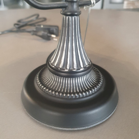 Лампа настольная Orion LA 4-953/1 schwarz-silber/435 opal-matt/silber фото 2