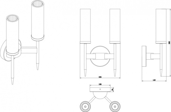 Бра Tow ZRS.1178.02 фото 2