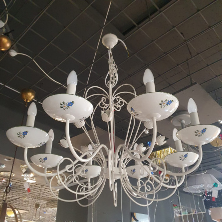 Люстра Kolarz 3616.88.Wm.119 weis matt белое фото 1